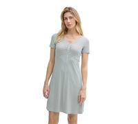 TOM TAILOR Vestido de Mujer, 38005 - Azulejo Blanco Verde mínimo, 38