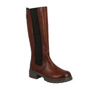 TOM TAILOR Women's 4294201 - Botas altas hasta la rodilla, marrón brandy, 40 EU