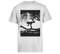 Tom Waits - All The World Is Gree Camiseta De Manga Corta De Hombre Gris