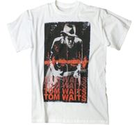 Tom Waits Blues Rock T Shirt Unisex White XXL