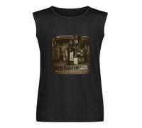 Tom Waits Orphans Brawlers & Bastards - Camiseta sin mangas para hombre, de algodón, color negro, Negro , XL