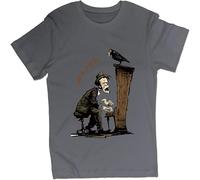 Tom Waits Piano Men T Shirt Printed tee Top Camiseta Short Sleeve Dark Grey Black L
