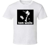 Tom Waits Rock Folk Singer Music Shirt Tshirt Men's Tees Tops White M