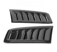 Toma Aire Decorativa Compatible Con Ford Para Focus RS MK2 Style 2 Piezas De Ventilación Delantera Capó Coche Accesorios Motor Aire Acondicionado Exteriores(Carbon fiber)