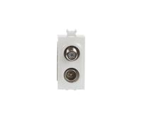 Toma coaxial demix conectores directos M/F Abb 2CSK1133CH