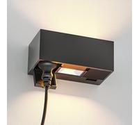 Toma de corriente de pared WAST para exteriores, IP44, doble, color antracita, [EEK: F]