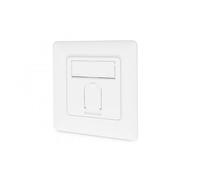 Toma de corriente de red Digitus DN-9010/8-1 Cat 6A RJ-45 apantallada