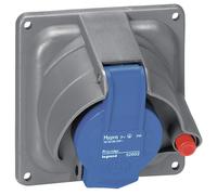 Toma de corriente empotrada con interruptor CEE 230V 16A 3P+A IP44 Hypra - 052003