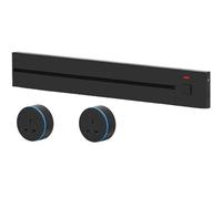 Toma de corriente montada en la pared, enchufe eléctrico extraíble para cocina y oficina, riel de alimentación portátil con interruptor de seguridad, versátil pista deslizante para un fácil acceso