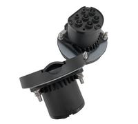 Toma de corriente para carga de vehículos eléctricos, conector tipo 2, 4 puntos fijos, estándar europeo IEC 62196-2, 32 A, CA trifásica