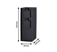 Toma de corriente Paulmann pilar Rio temporizador de 2 elementos