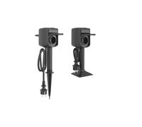 Toma de corriente WiFi exterior doble - WOOX - R6079 - 2 tomas - Impermeable - Control a través de la aplicación