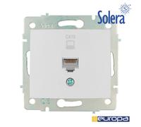 Toma de datos rj4 cat6 83x81mm s.europa solera