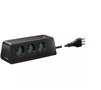 Toma de escritorio móvil Vimar 2P+E 10A 250V con 3 USB negro - 00608.CC