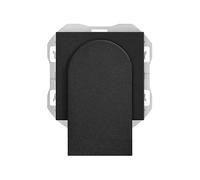 Toma de fibra optica duplexSimon 20000546-098 Simon 270Negro