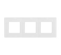 Marco de cristal Maclean, triple, blanco, 228x86mm, MCE731W