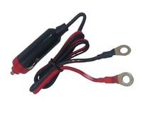 Toma de mechero de 12 V - Conector de enchufe 12 V/24 V adaptador de corriente | Casquillo macho fusible cable baquelita para principiantes y profesionales