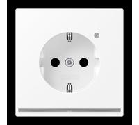 Toma De Pared LS RANGE De Jung (aparellaje WCD) (Enchufe Europeo) - LS1520-OWWMLNW