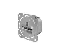 Toma de red, CAT-6a, 10 Gbps, blindada, 2 puertos, montaje. empotrado