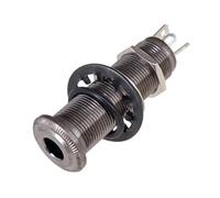 Toma de salida de 1/4 pulgadas para guitarras eléctricas, apto para varios estilos de música (titanio)
