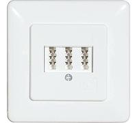 Toma de teléfono Up-TAE con 3 tomas para 1 teléfono y