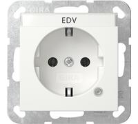 Toma De Tierra GIRA Sistema 55 Con Luz De Control - 445203