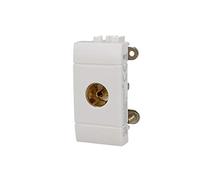 Toma de TV terminal hembra, compatible con Bticino Living Light (blanco)