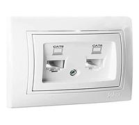 TOMA DOBLE DE DATOS RJ4 CAT6 S.EUROPA SOLERA