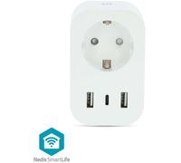 Toma Eléctrica Schuko SmartLife 16A 3680W (2x USB/USB-C) - NEDIS
