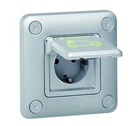 Toma empotrada con persiana Green'up Access para vehículo eléctrico - IP55 IK10 - Modos 1 o 2