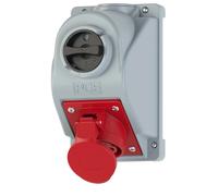 Toma fija con interruptor 0-1 32A 4P 400V COMBO-POL 96062440W