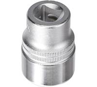 Toma HAZET 900-24 I 12,5 mm de cuadradillo, 24 mm de ancho de llave, con moleteado I Toma con superficie cromada y pulida para manejo manual