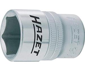 Toma HAZET 900-28 I 12,5 mm de cuadradillo, 28 mm de ancho de llave, con moleteado I Toma con superficie cromada y pulida para manejo manual