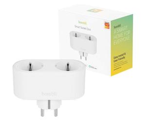 Toma Inteligente Hombli Smart Socket Duo EU Wi-Fi 2.4GHz Blanca
