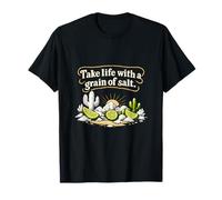 Toma la Vida con un Grano de Sal Tequila Party Crew Camiseta