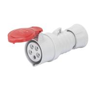 Toma Móvil Recta IP54 3P+T 32A 380-415V 50/60Hz Rojo Cableado A Tornillo
