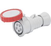 Toma Móvil Recta IP69 3P+T 16A 380-415V 50/60Hz Rojo Cableado A Tornillo