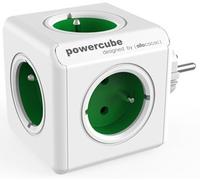 Allocacoc 16896 PowerCube - Ladrón de 5 enchufes con forma de cubo, color blanco