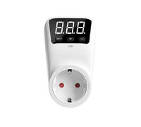 Toma Protectora de Voltaje AC230V Protector Contra Sobretensiones Ajustable Enchufe Seguro para Voltaje Refrigerador Protege el Enchufe de la UE