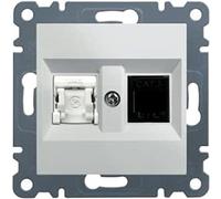 Toma RJ11/12 + RJ45, LUMINA, blpolar