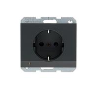 Toma SCHUKO con LED de orientación, K.1, antracita
