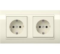 Toma Schuko Doble Gira Con Marco Tipo 10 Estándar 55 - 4921021