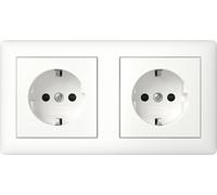 Toma Schuko Doble Gira Con Sistema De Seguridad Plus 55 - 478604