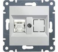 Toma simple RJ45 cat.6 FTP, LUMINA, blanco polar