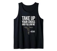 Toma tu Cruz y sígueme: Jesús Camiseta sin Mangas