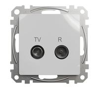 Schneider Electric Sedna Design & Elements Toma TV R 7dB Intermedia (Aluminio, Colocar)