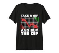 Toma un sorbo y Compra The Dip Loves Crypto Token Cryptocurrency Camiseta Premium