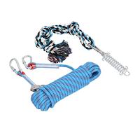 Tomado de Perros Tomado de Guerra, Juguetes para Perros Al Aire Libre Tugger Juguete para Perros con Bolsa de Almacenamiento 49.2 Pies Pole de Primavera Juguete para Perros, Cabeceo Colgante de (BLUE)