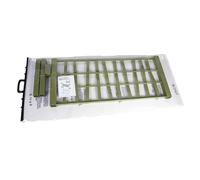 Tomaino - Kit para alzar la jardinera con espaldera de plástico, compatible con modelo Ethica Stefanplast, exterior jardín, macetas y flores trepadoras, privacidad terraza balcón (verde)