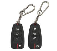 TOMALL 2 Pack para Cubierta de Llave Ford y Colgante, Funda de Silicona para 3 Botones de Llave Compatible con Ford Transit Custom MK8 2013-2020, Focus, Fiesta, Galaxy, Mondeo